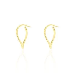 Créoles Hellen Or Jaune -Bijouterie primée. B3OFJW0955 view1