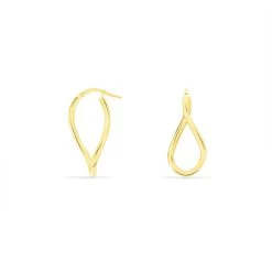 Créoles Hellen Or Jaune -Bijouterie primée. B3OFJW0955 view2