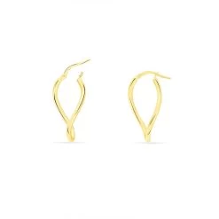 Créoles Hellen Or Jaune -Bijouterie primée. B3OFJW0955 view3