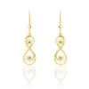 Boucles D'oreilles Pendantes Ademar Or Jaune Oxyde De Zirconium -Bijouterie primée. B3OFJZW394 master
