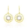 Boucles D'oreilles Pendantes Thallya Or Jaune Oxyde De Zirconium -Bijouterie primée. B3OFJZW769 master
