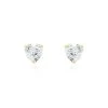 Boucles D'oreilles Puces Or Jaune Katherine Oxyde De Zirconium