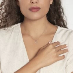 Pendentif Or Blanc Oxyde -Bijouterie primée. B3PFBZW146 model0