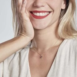 Pendentif Miyah Or Jaune Amethyste -Bijouterie primée. B3PFJYI004 model0