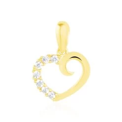 Pendentif Aereda Or Jaune Oxyde De Zirconium