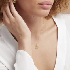 Pendentif Or Jaune Astraea Oxyde De Zirconium -Bijouterie primée. B3PFJZW242 model0