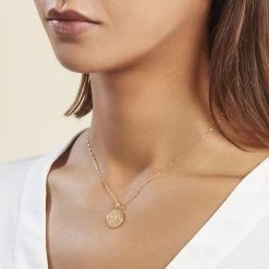 Pendentif Saint Christophe Diamante Or Jaune -Bijouterie primée. B3PMJW0586 model0