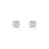 Boucles D'oreilles Puces 4 Griffes Or Jaune Diamant Synthetique -Bijouterie primée. B7OFJJW012 master
