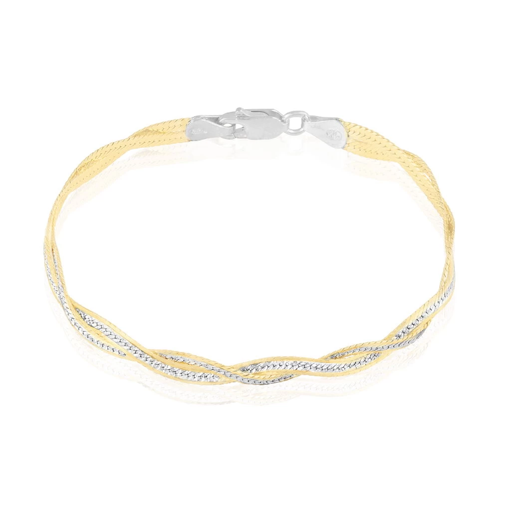 Bracelet Anaiz Argent Bicolore 3 Bracelet Anaiz Argent Bicolore