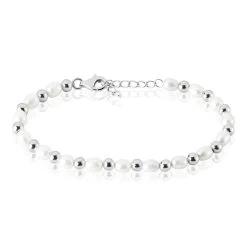 Bracelet Argent Bede Perles De Culture