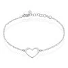 Bracelet Cosima Argent Blanc