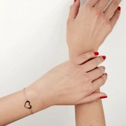 Bracelet Cosima Argent Blanc -Bijouterie primée. FABFBW004K view2