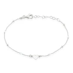 Bracelet Argent Blanc Augustine