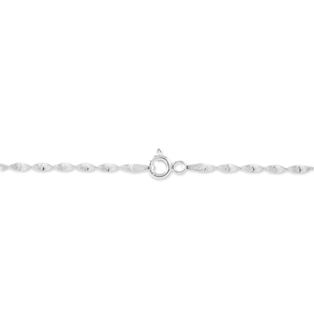 Bracelet Ciana Torsade Diamante Argent Blanc 5 Bracelet Ciana Torsade Diamante Argent Blanc – Image 3