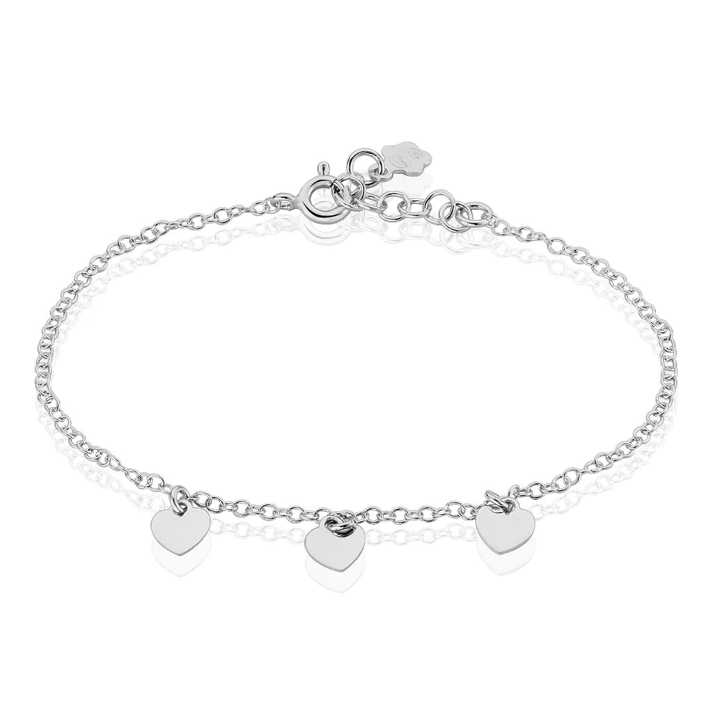 Bracelet Maryline Argent Blanc 3 Bracelet Maryline Argent Blanc