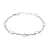 Bracelet Suzy Argent Blanc