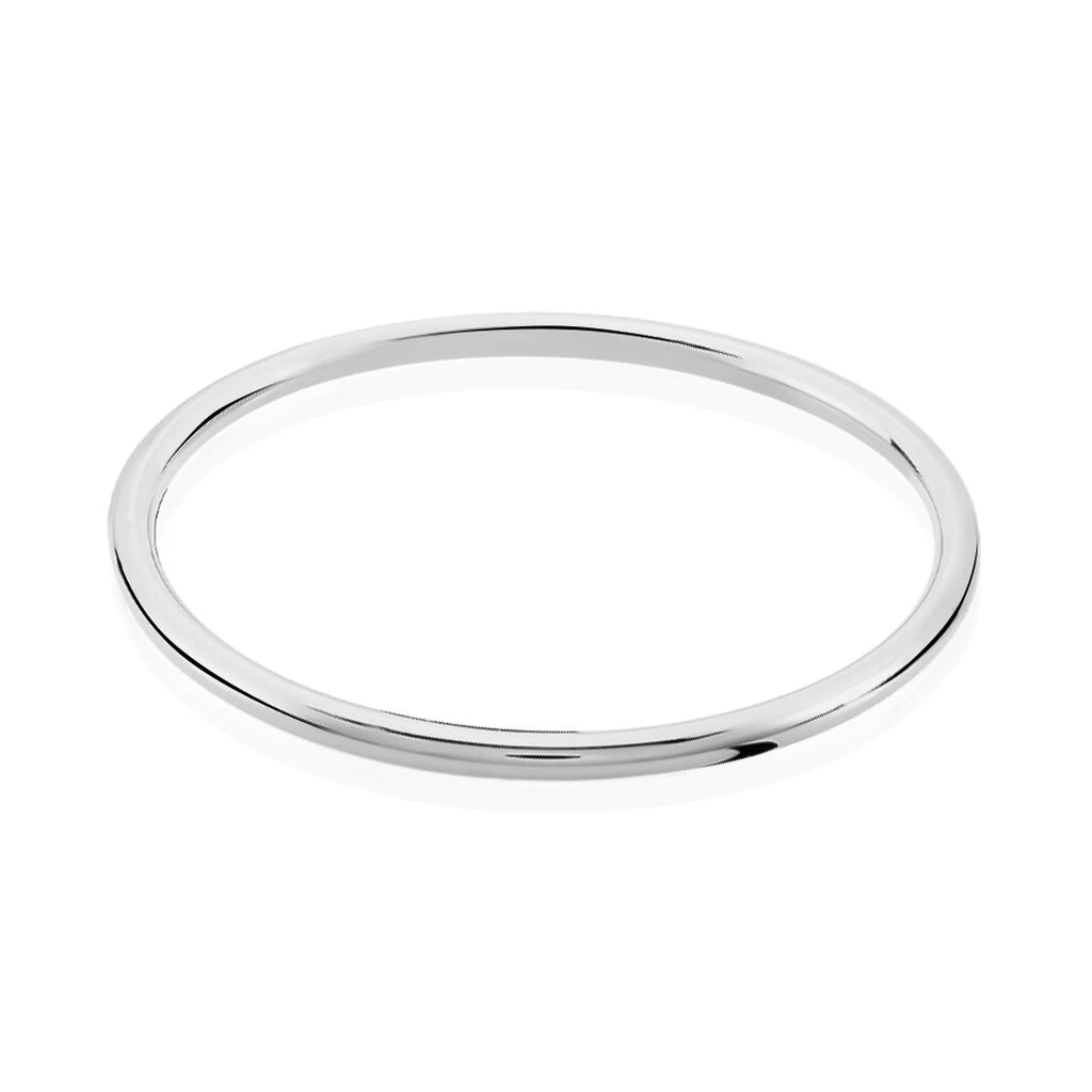 Bracelet Jonc Tabata Argent Blanc 3 Bracelet Jonc Tabata Argent Blanc