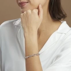 Bracelet Camiorica Argent Blanc 8 Bracelet Camiorica Argent Blanc -Bijouterie primée. FABFBW011U model0