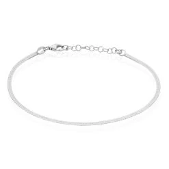 Bracelet Argent Blanc Racilia