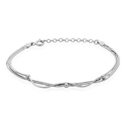 Bracelet Giorgia Argent Blanc