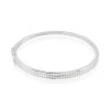 Bracelet Jonc Carinne Argent Blanc Oxyde De Zirconium