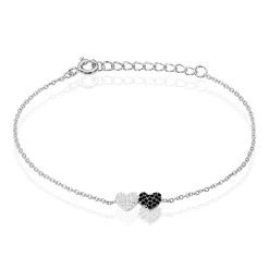 Bracelet Clementine Argent Blanc Oxyde De Zirconium