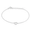 Bracelet Dorthea Argent Blanc Oxyde De Zirconium