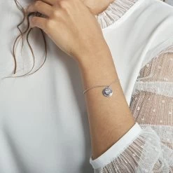 Bracelet Argent Bapper Oxydes De Zirconium -Bijouterie primée. FABFBZW0UR model1