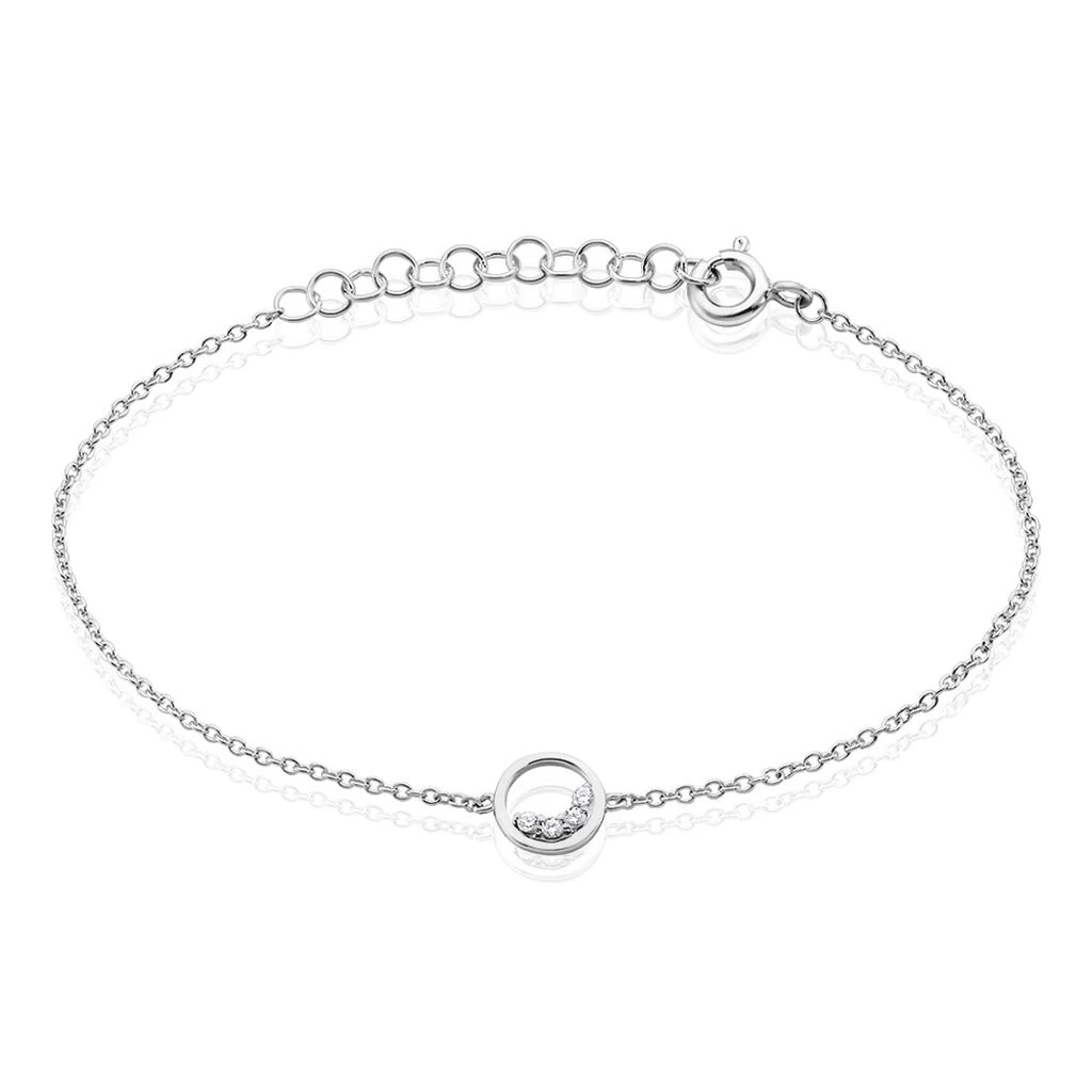 Bracelet Argent Blanc Vivence Oxydes De Zirconium 3 Bracelet Argent Blanc Vivence Oxydes De Zirconium