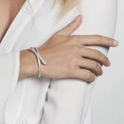 Bracelet Jonc Argent Nevarte Oxydes De Zirconium 8 Bracelet Jonc Argent Nevarte Oxydes De Zirconium -Bijouterie primée. FABFBZW0WJ model0