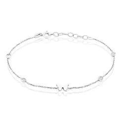 Bracelet Rana Argent Blanc Oxyde De Zirconium