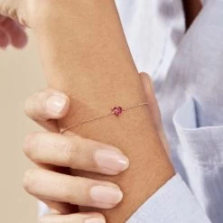 Bracelet Kelvyn Argent Rose Oxyde 9 Bracelet Kelvyn Argent Rose Oxyde -Bijouterie primée. FABFRZR002 model1