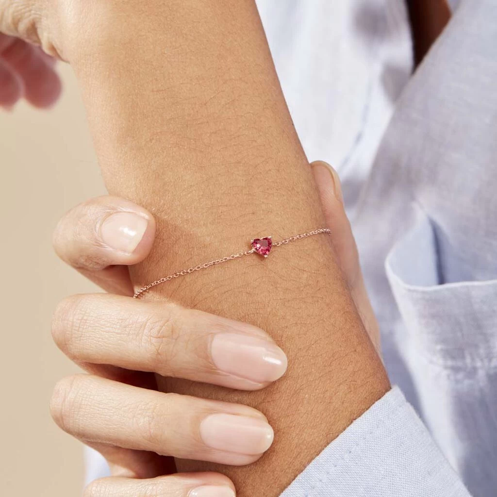 Bracelet Kelvyn Argent Rose Oxyde 6 Bracelet Kelvyn Argent Rose Oxyde – Image 4