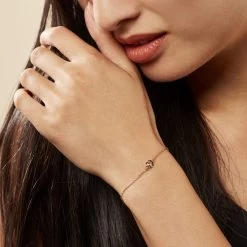 Bracelet Jannea Argent Rose Oxyde De Zirconium 7 Bracelet Jannea Argent Rose Oxyde De Zirconium -Bijouterie primée. FABFRZW142 model0