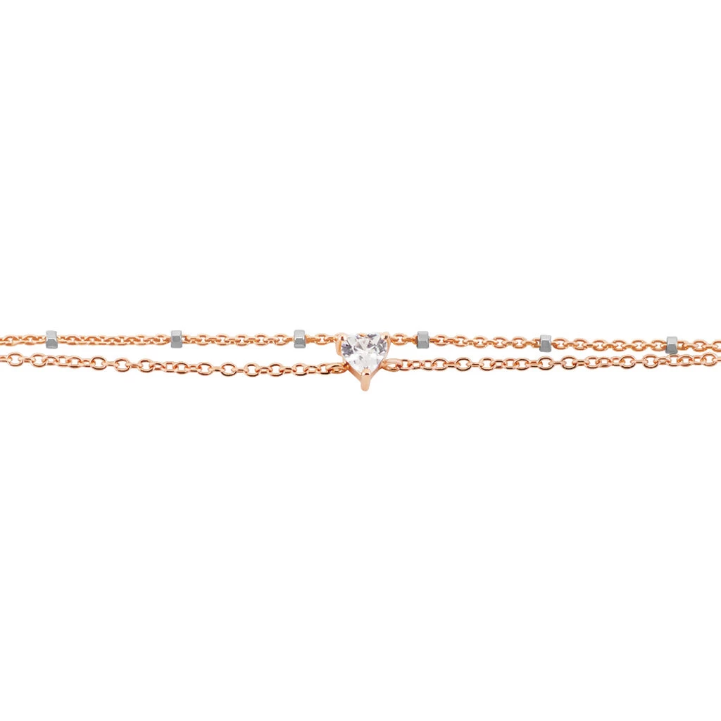 Bracelet Serres Argent Rose Oxyde De Zirconium 4 Bracelet Serres Argent Rose Oxyde De Zirconium – Image 2