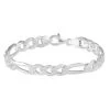 Bracelet Vivian Maille Alternee 1/3 Argent Blanc 2 Bracelet Vivian Maille Alternee 1/3 Argent Blanc -Bijouterie primée. FABHBW0230 master