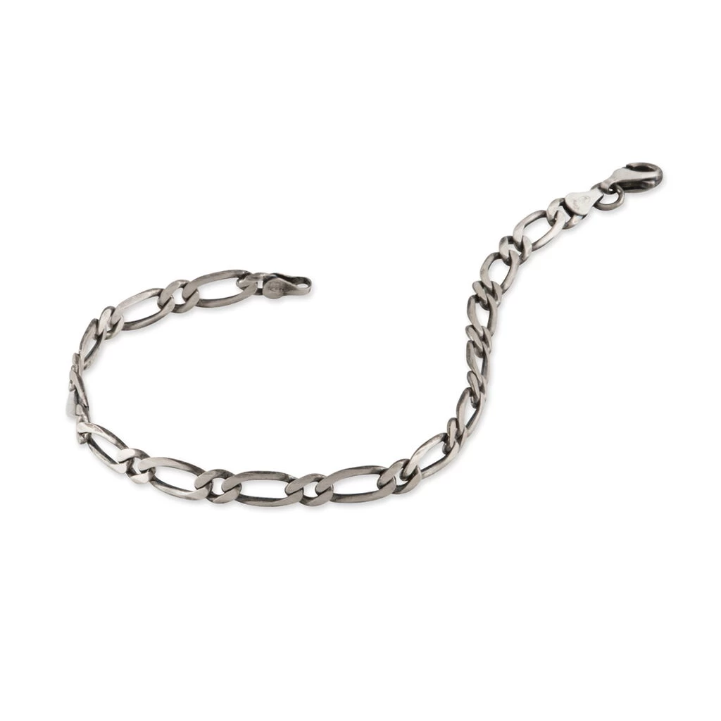 Bracelet Anilo Noircie Argent Blanc 4 Bracelet Anilo Noircie Argent Blanc – Image 2