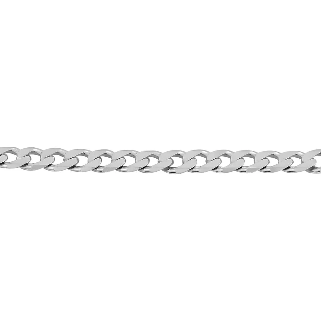 Bracelet Casper Maille Gourmette Argent Blanc 4 Bracelet Casper Maille Gourmette Argent Blanc – Image 2