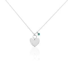 Collier Argent Pero Onyx