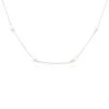 Collier Sautoir Argent Gaspar Perles De Culture 7-8mm 73cm