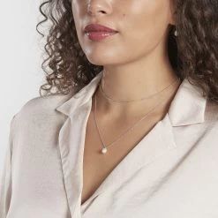 Collier Savino Argent Perle De Culture 8 Collier Savino Argent Perle De Culture -Bijouterie primée. FACFBUW143 model0