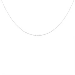 Chaîne Claudine Maille Forçat Argent Blanc -Bijouterie primée. FACFBW00JX view1