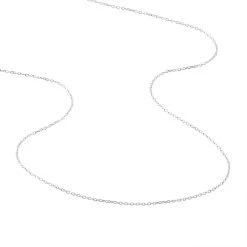 Chaîne Claudine Maille Forçat Argent Blanc -Bijouterie primée. FACFBW00JX view2