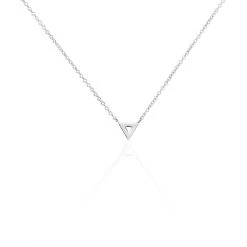Collier Severine Argent Blanc