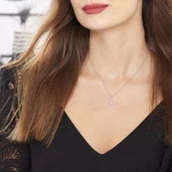 Collier Souadou Argent Blanc 7 Collier Souadou Argent Blanc -Bijouterie primée. FACFBW010Y model0