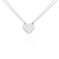 Collier Abrar Argent Blanc