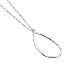 Collier Argent Blanc Camulos -Bijouterie primée. FACFBW01BJ view1