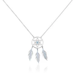 Collier Argent Polygale