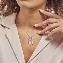 Collier Argent Polygale -Bijouterie primée. FACFBWB011 model1