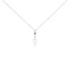 Collier Angelika Argent Blanc Pierre De Synthese -Bijouterie primée. FACFBXB156 master